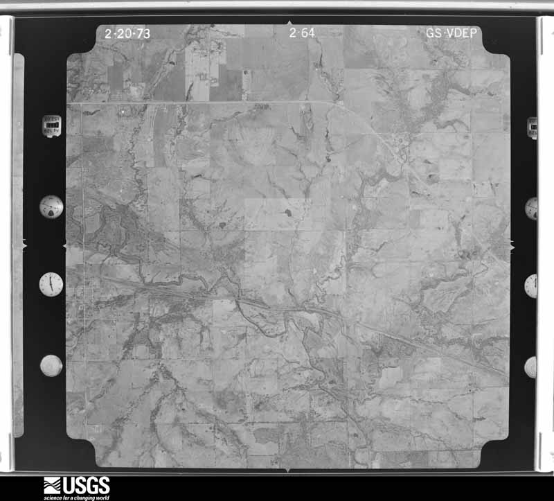 U.S. Geological Survey aerial photograph, 1973-02-20, scale 1:24000