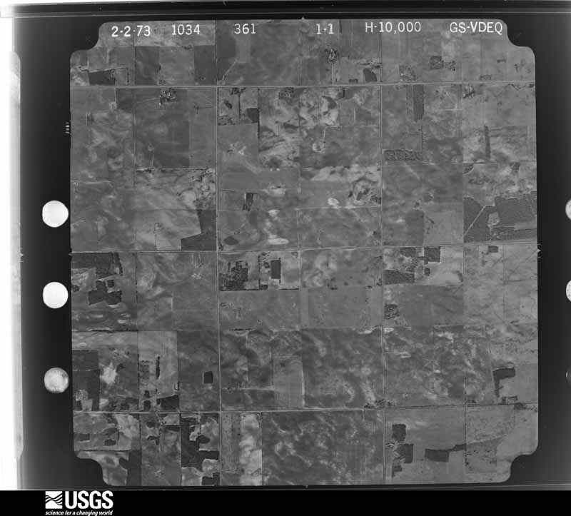 U.S. Geological Survey aerial photograph, 1973-02-02, scale 1:20000