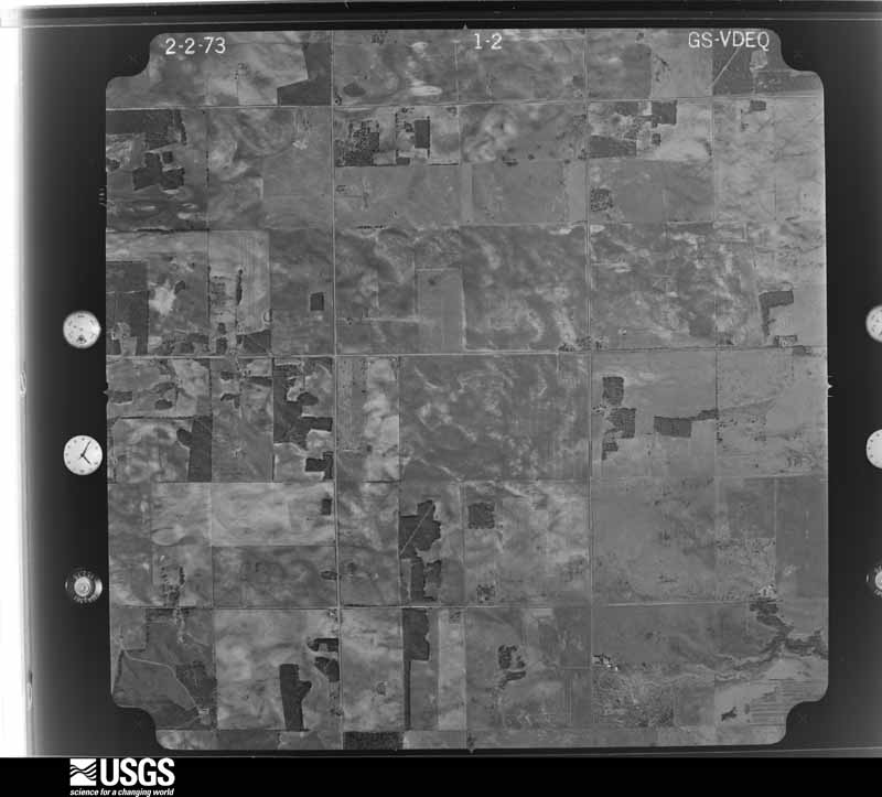 U.S. Geological Survey aerial photograph, 1973-02-02, scale 1:20000