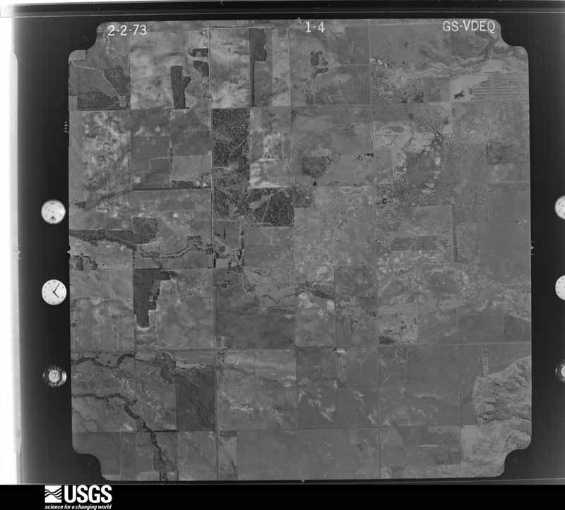 U.S. Geological Survey aerial photograph, 1973-02-02, scale 1:20000