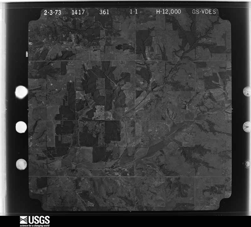 U.S. Geological Survey aerial photograph, 1973-02-09, scale 1:24000