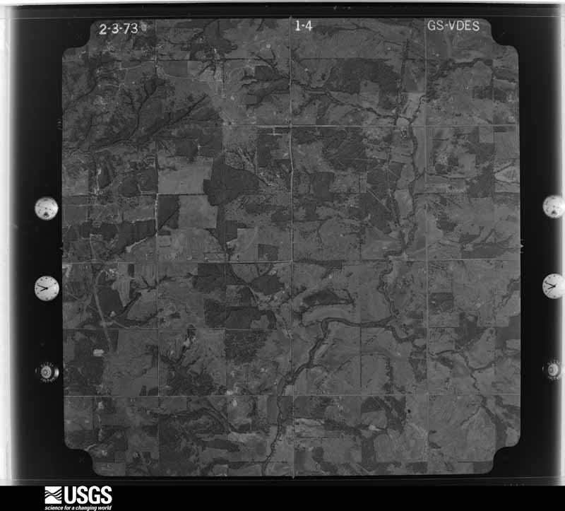 U.S. Geological Survey aerial photograph, 1973-02-09, scale 1:24000
