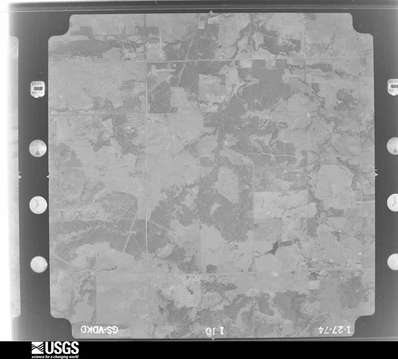 U.S. Geological Survey aerial photograph, 1974-01-27, scale 1:21000