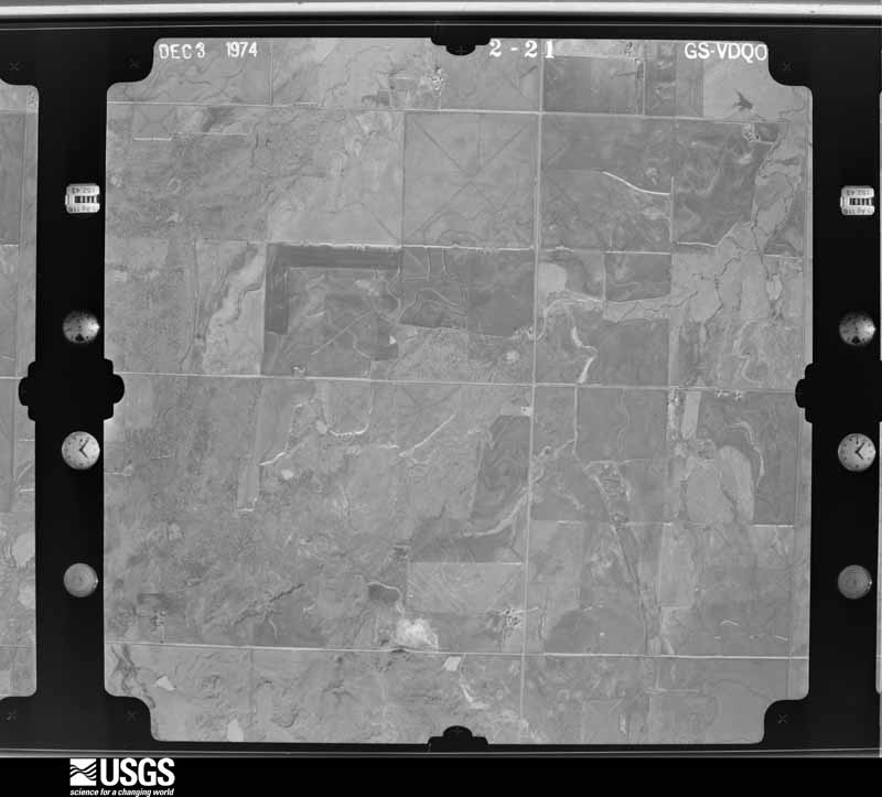 U.S. Geological Survey aerial photograph, 1974-12-01, scale 1:18000