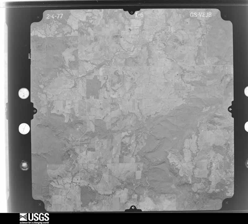 U.S. Geological Survey aerial photograph, 1977-03-07, scale 1:44000