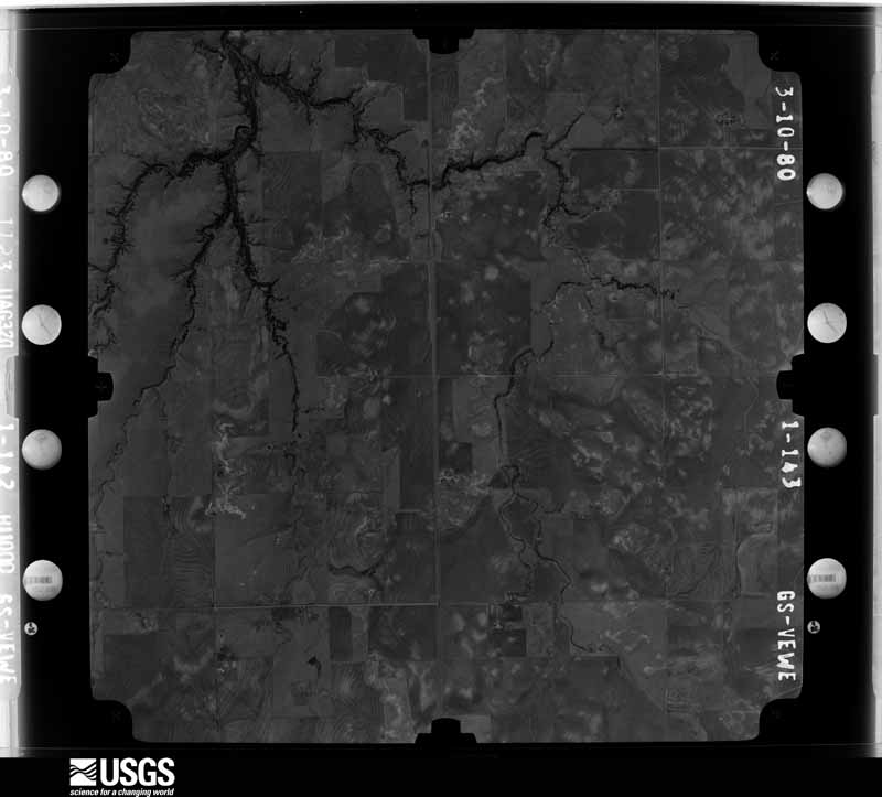U.S. Geological Survey aerial photograph, 1980-03-21, scale 1:22000