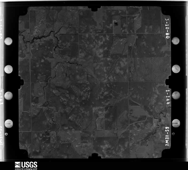 U.S. Geological Survey aerial photograph, 1980-03-21, scale 1:22000