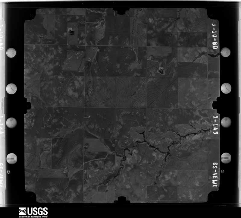 U.S. Geological Survey aerial photograph, 1980-03-21, scale 1:22000
