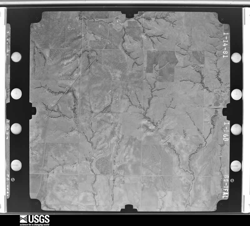 U.S. Geological Survey aerial photograph, 1981-01-14, scale 1:22000