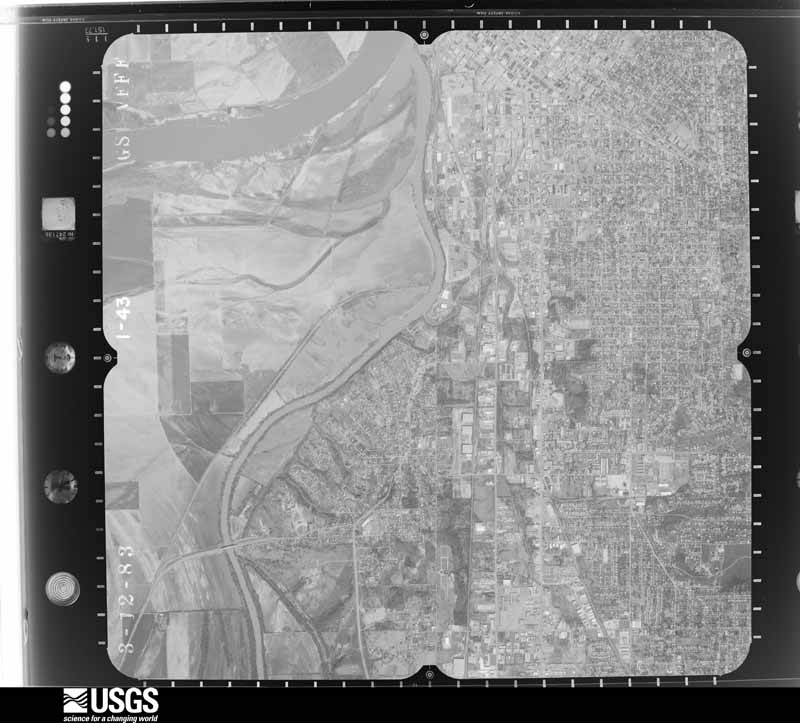 U.S. Geological Survey aerial photograph, 1983-03-22, scale 1:24000
