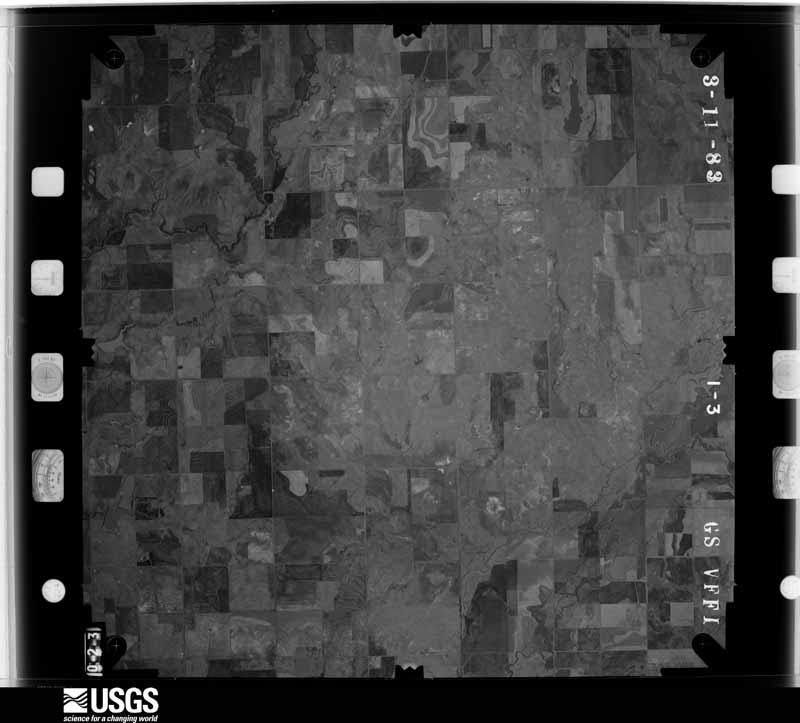 U.S. Geological Survey aerial photograph, 1983-03-11, scale 1:48000