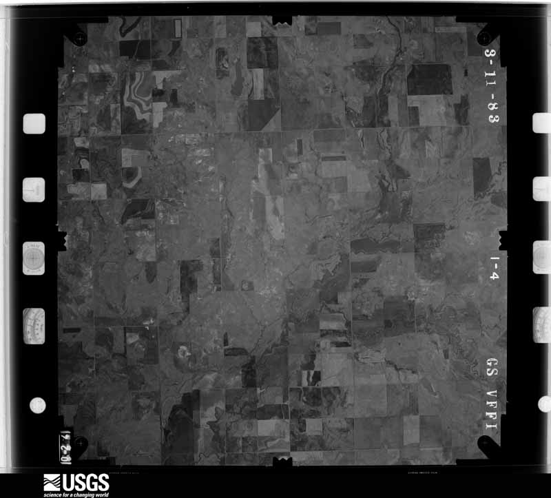 U.S. Geological Survey aerial photograph, 1983-03-11, scale 1:48000