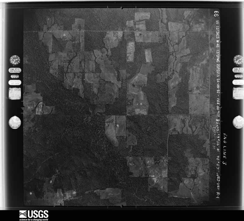 U.S. Geological Survey aerial photograph, 1955-02-23, scale 1:18000