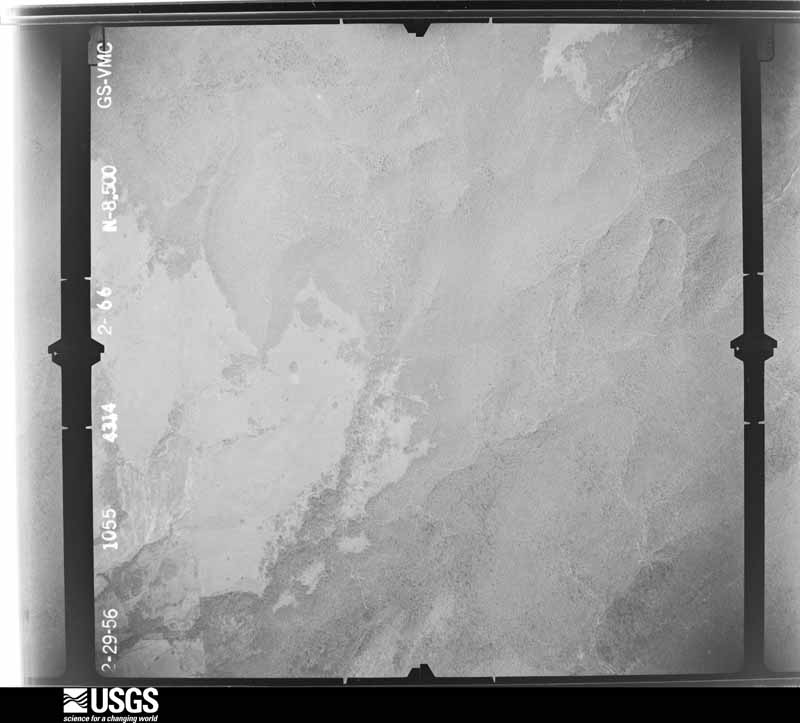 U.S. Geological Survey aerial photograph, 1956-03-04, scale 1:17000