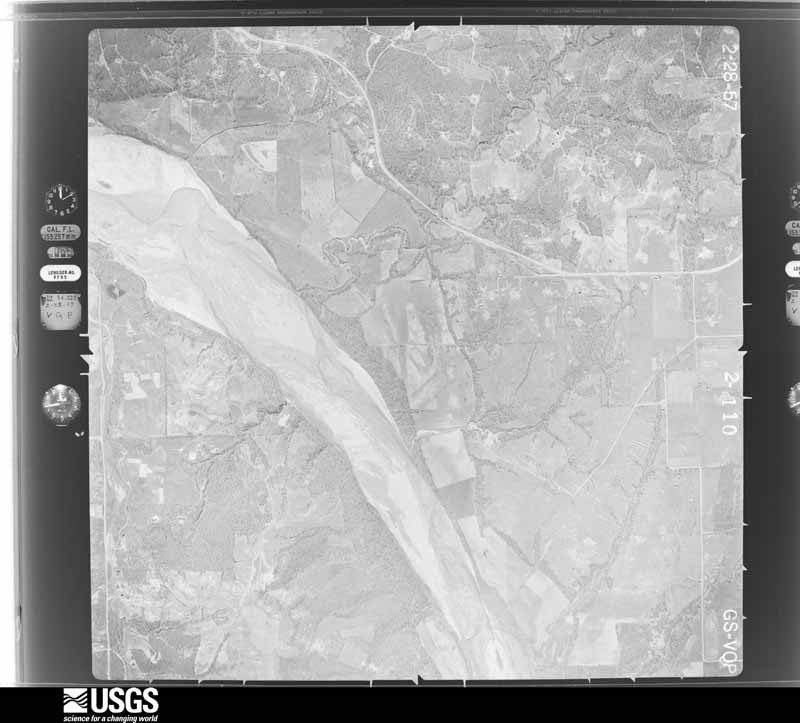 U.S. Geological Survey aerial photograph, 1957-03-01, scale 1:17000