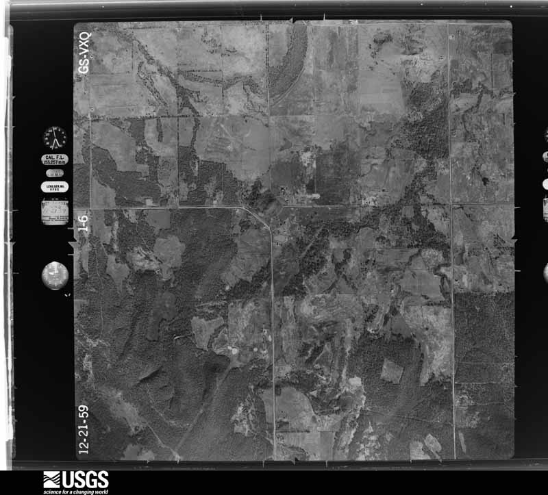 U.S. Geological Survey aerial photograph, 1959-12-21, scale 1:17000