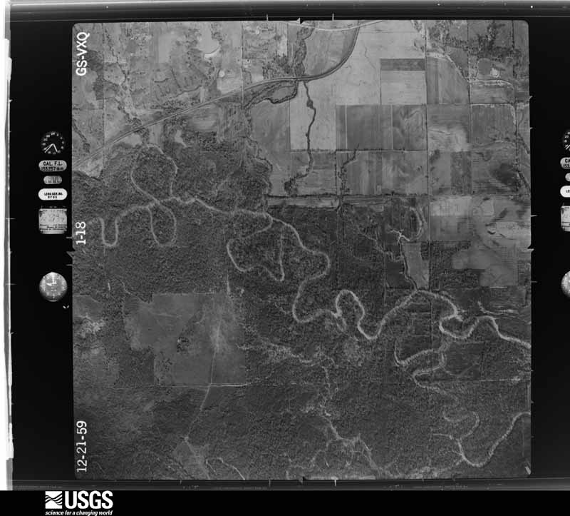 U.S. Geological Survey aerial photograph, 1959-12-21, scale 1:17000