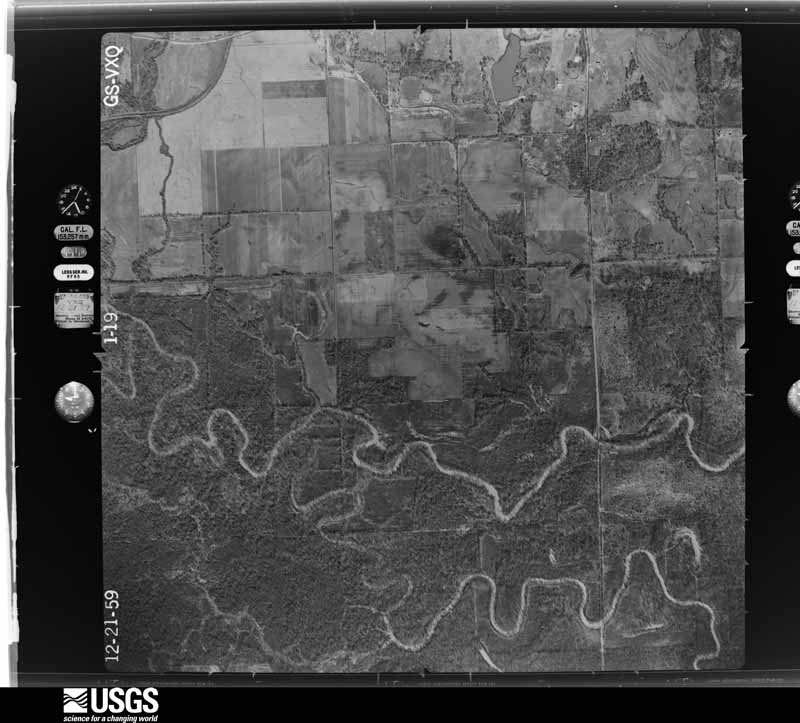 U.S. Geological Survey aerial photograph, 1959-12-21, scale 1:17000