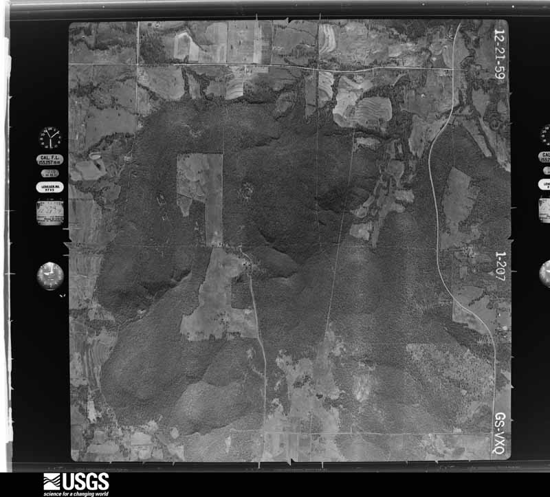 U.S. Geological Survey aerial photograph, 1959-12-21, scale 1:17000
