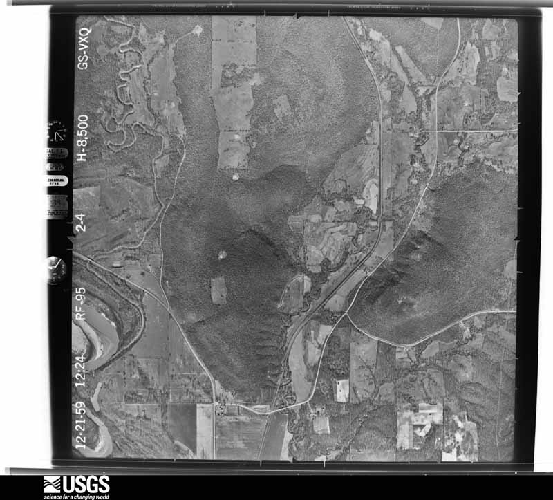 U.S. Geological Survey aerial photograph, 1959-12-21, scale 1:17000