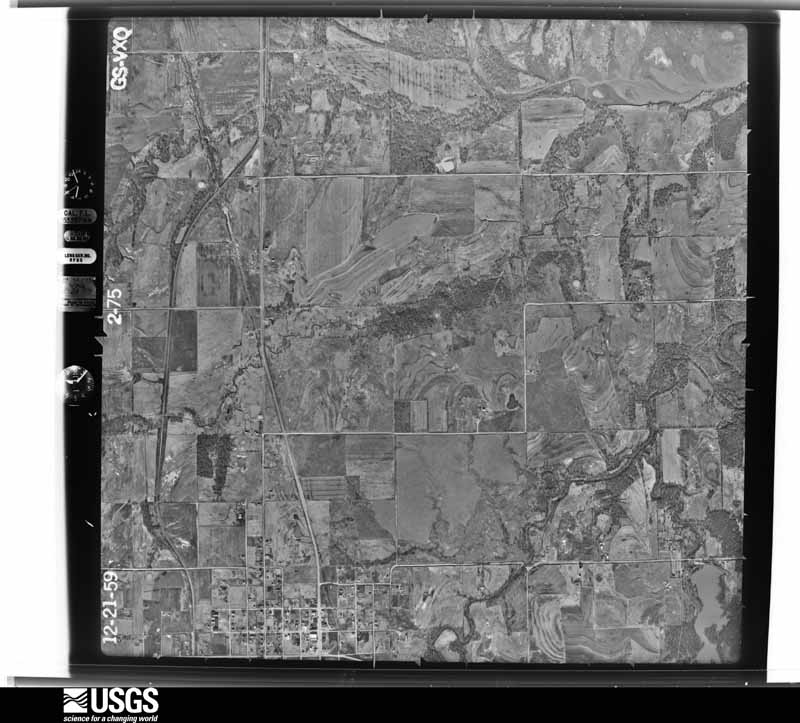 U.S. Geological Survey aerial photograph, 1959-12-21, scale 1:17000