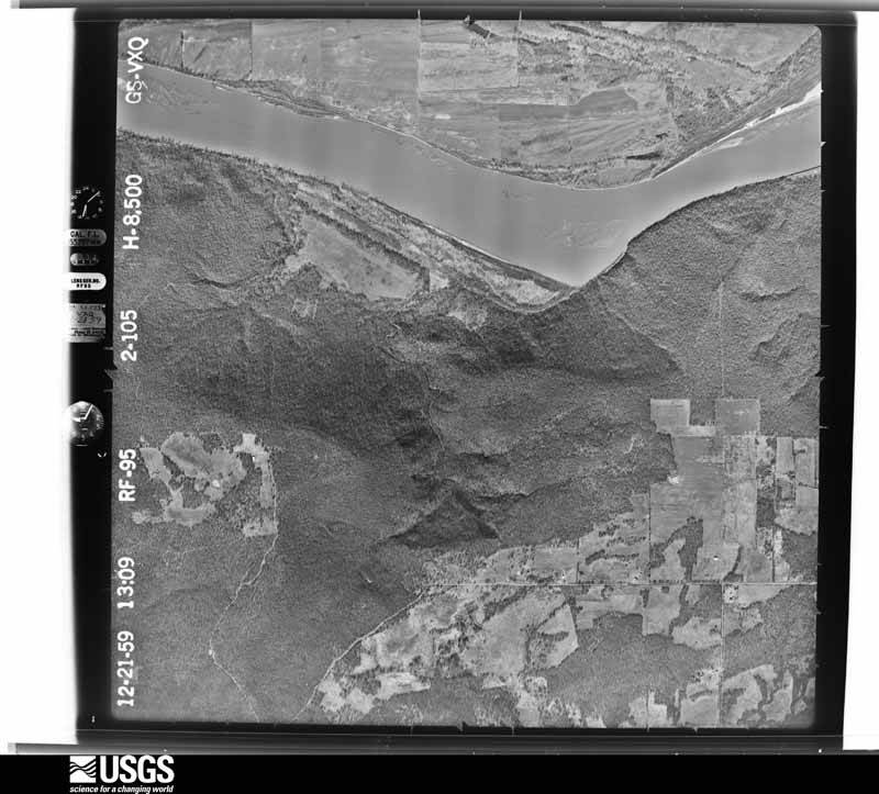 U.S. Geological Survey aerial photograph, 1959-12-21, scale 1:17000