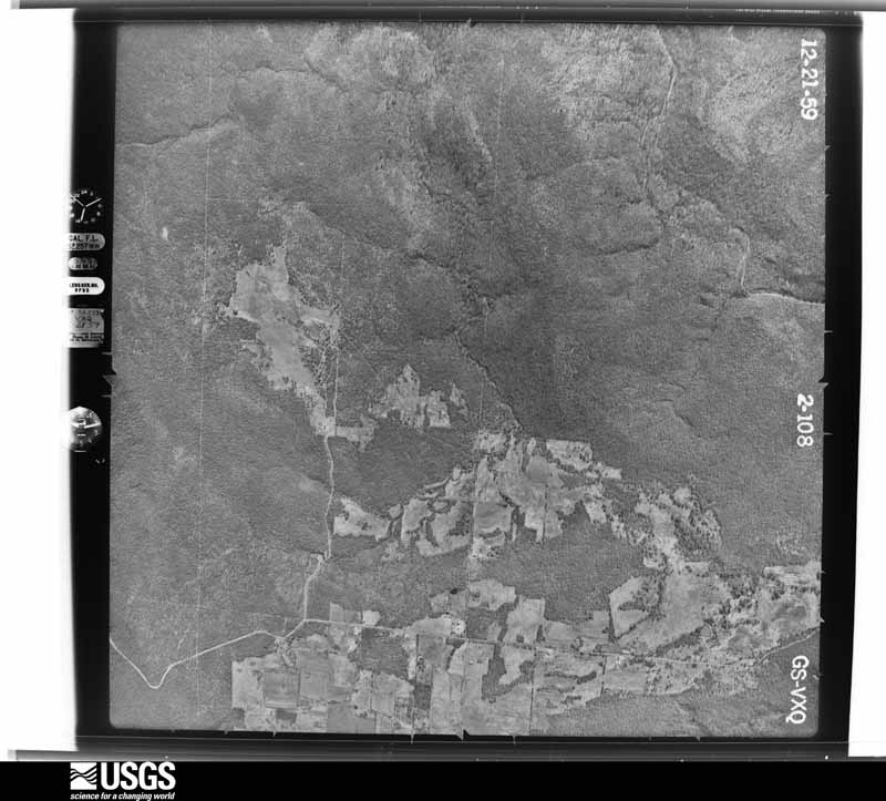 U.S. Geological Survey aerial photograph, 1959-12-21, scale 1:17000