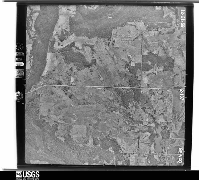 U.S. Geological Survey aerial photograph, 1959-12-21, scale 1:17000