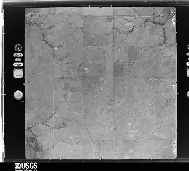 U.S. Geological Survey aerial photograph, 1960-01-20, scale 1:17000