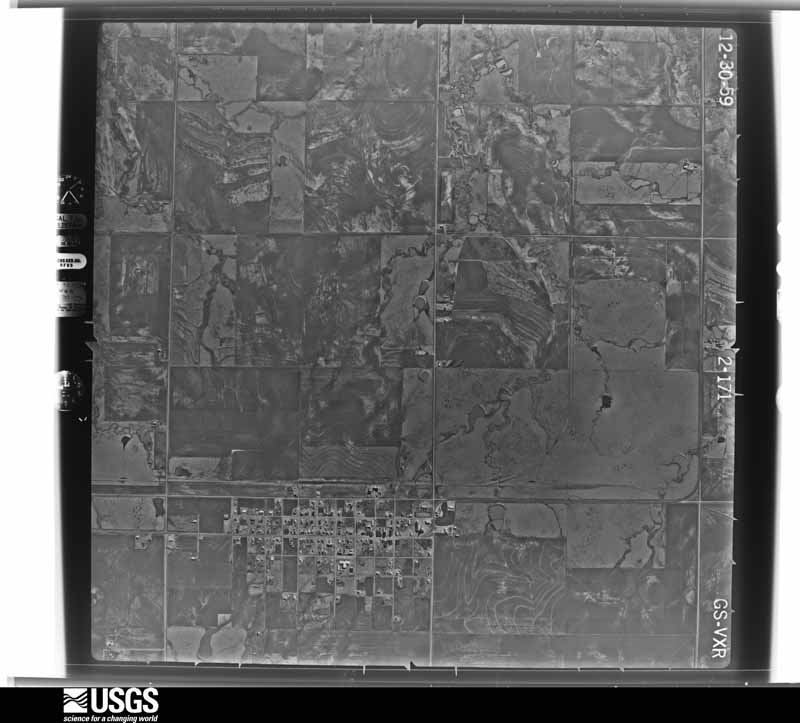 U.S. Geological Survey aerial photograph, 1960-01-20, scale 1:17000