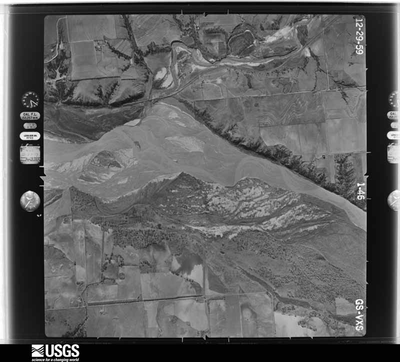U.S. Geological Survey aerial photograph, 1959-12-29, scale 1:17000