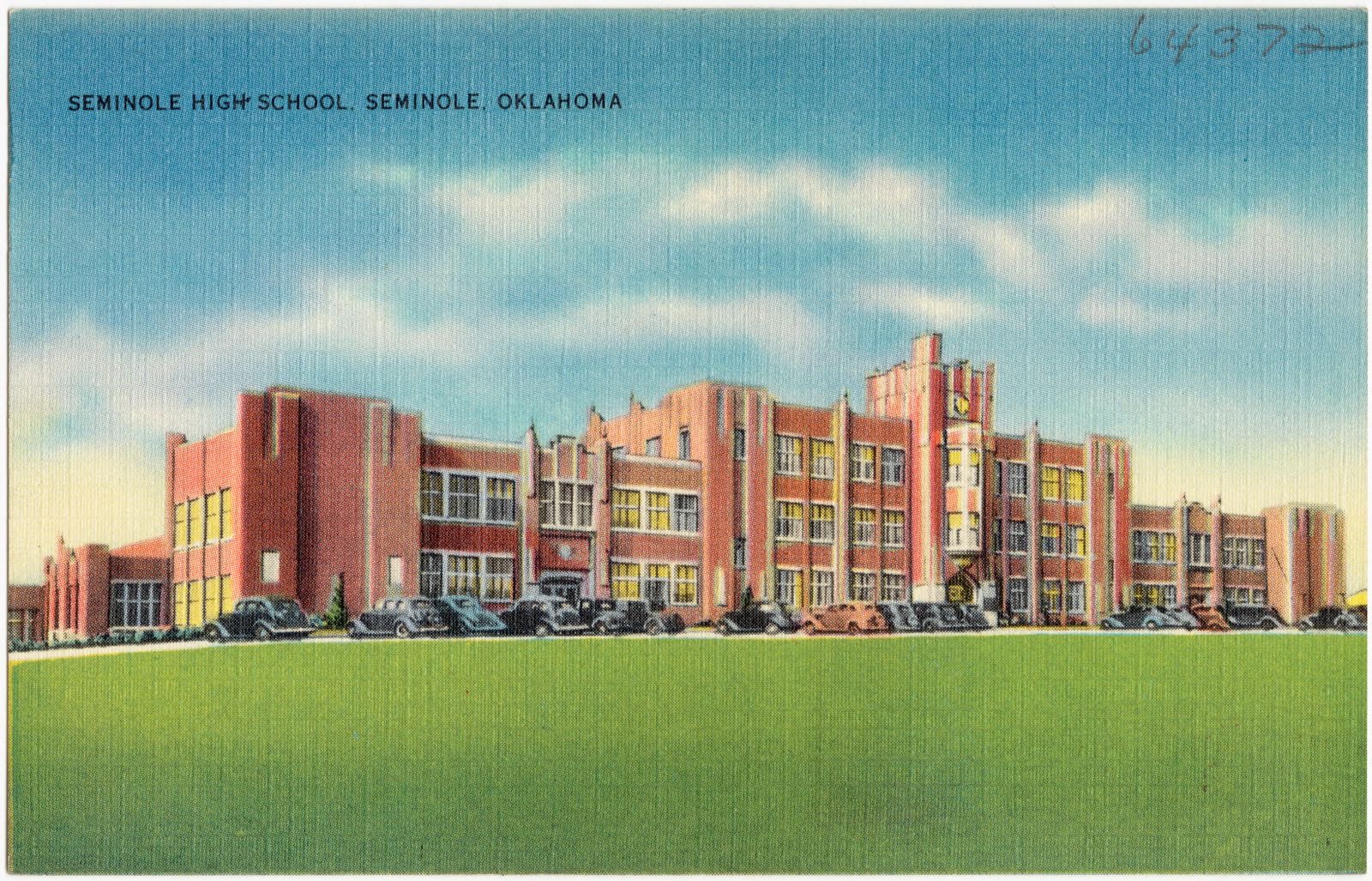 Seminole High School, Seminole, Oklahoma, Boston Public Library - undated