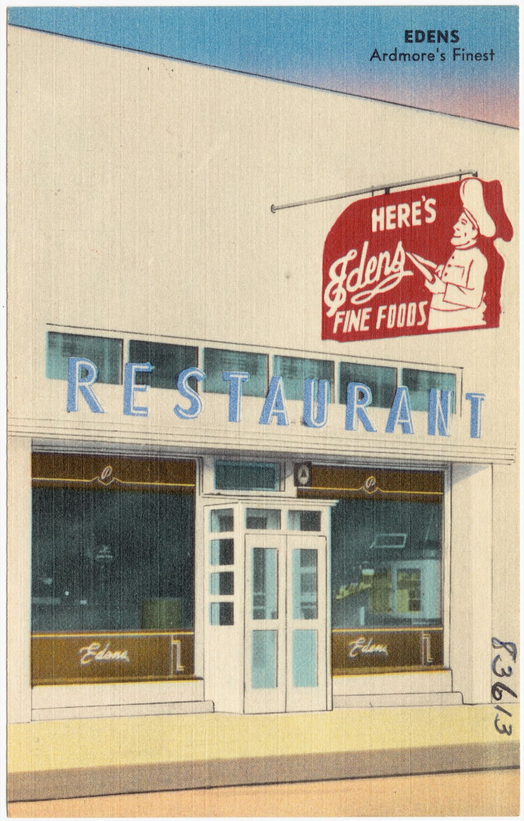 Edens, Ardmore's finest, Boston Public Library - undated