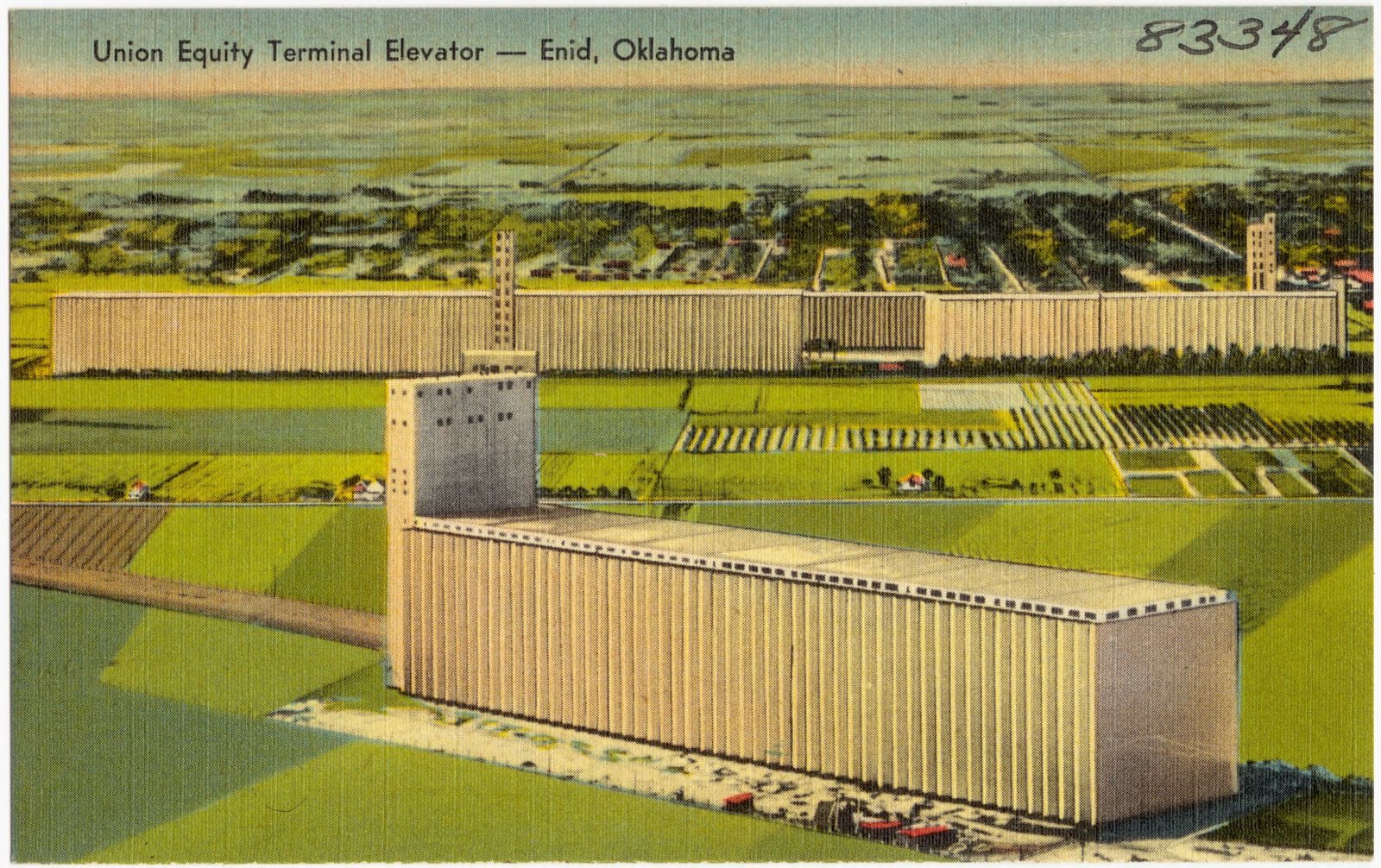 Union Equity Terminal Elevator -- Enid, Oklahoma, Boston Public Library - undated