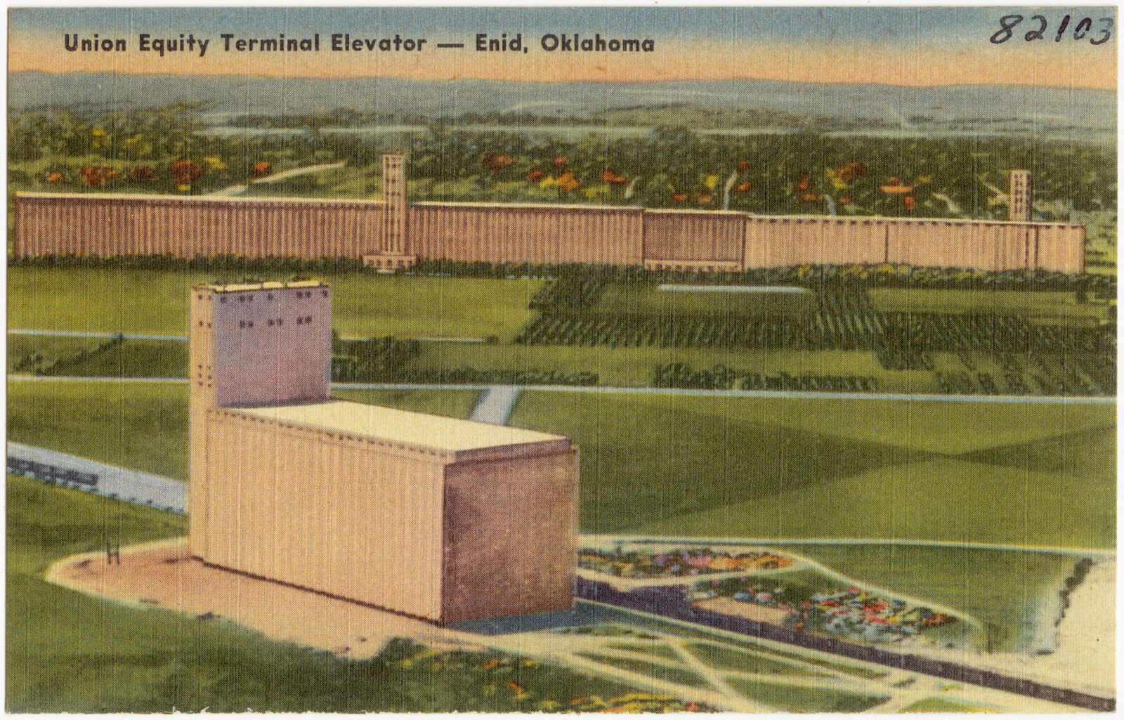 Union Equity Terminal Elevator -- Enid, Oklahoma, Boston Public Library - undated