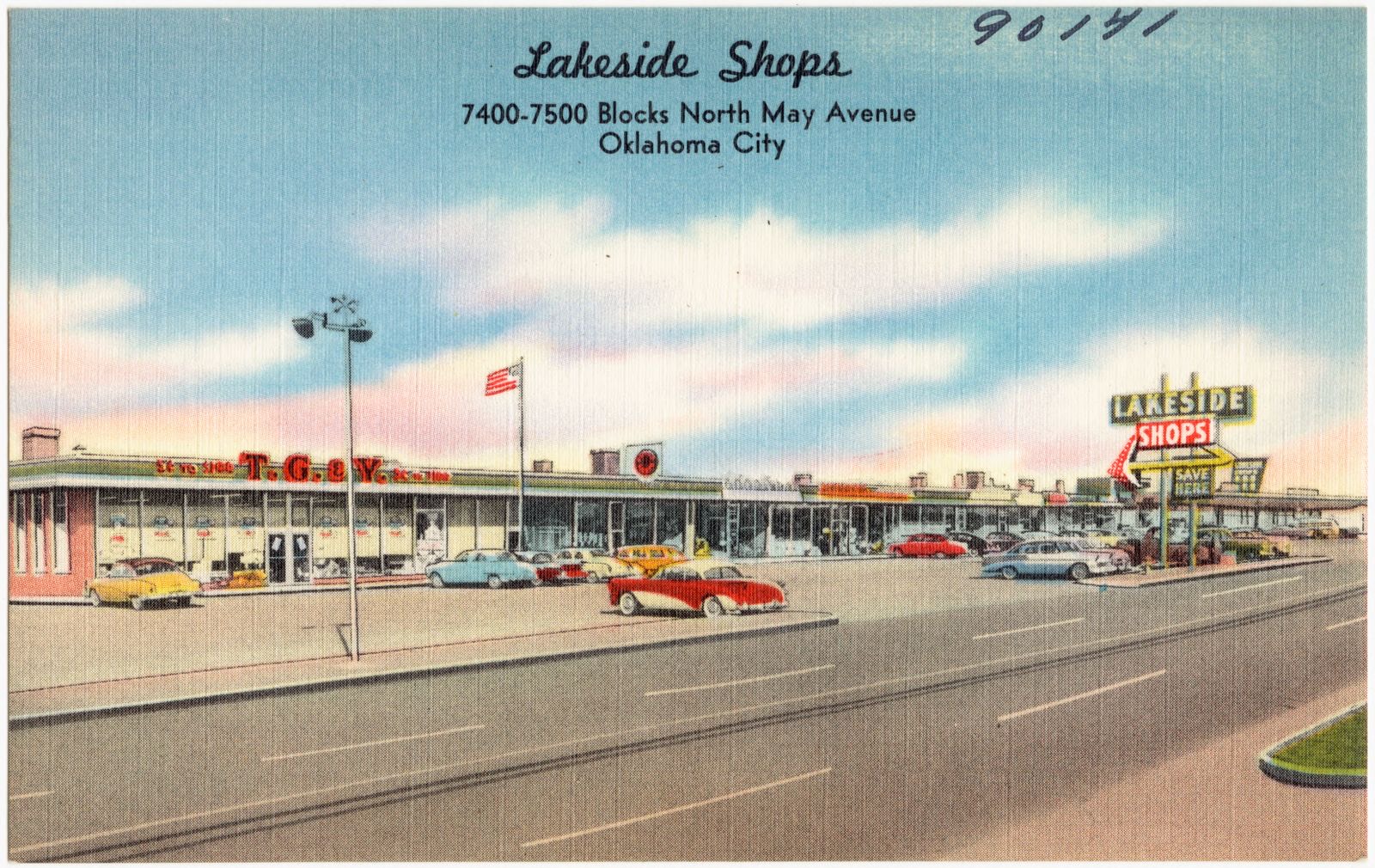 Lakeside Shops, 7400 - 7500 blocks north May Avenue, Oklahoma City, Boston Public Library - undated