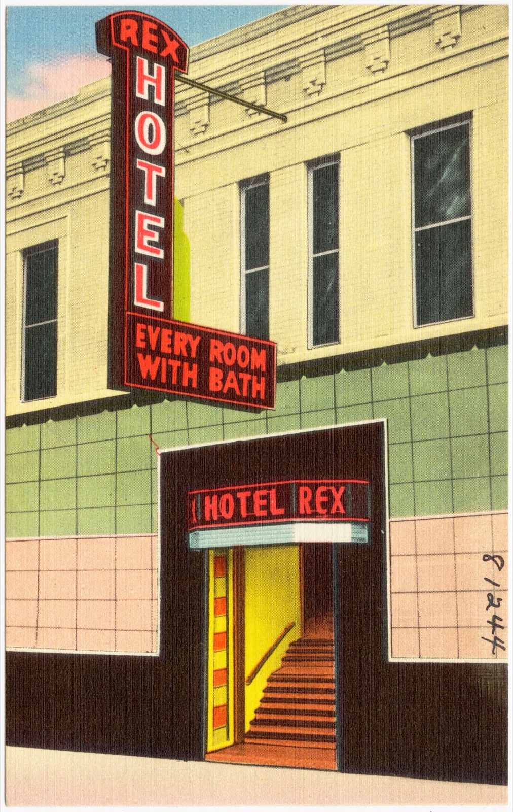 Rex Hotel, Boston Public Library - undated