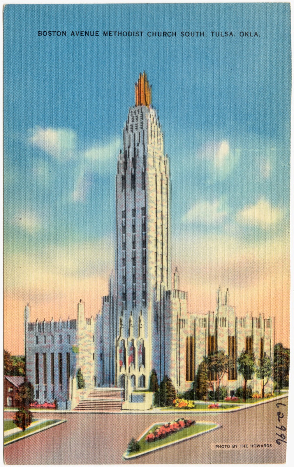 Boston Avenue Methodist Church South, Tulsa, Okla., Boston Public Library - undated