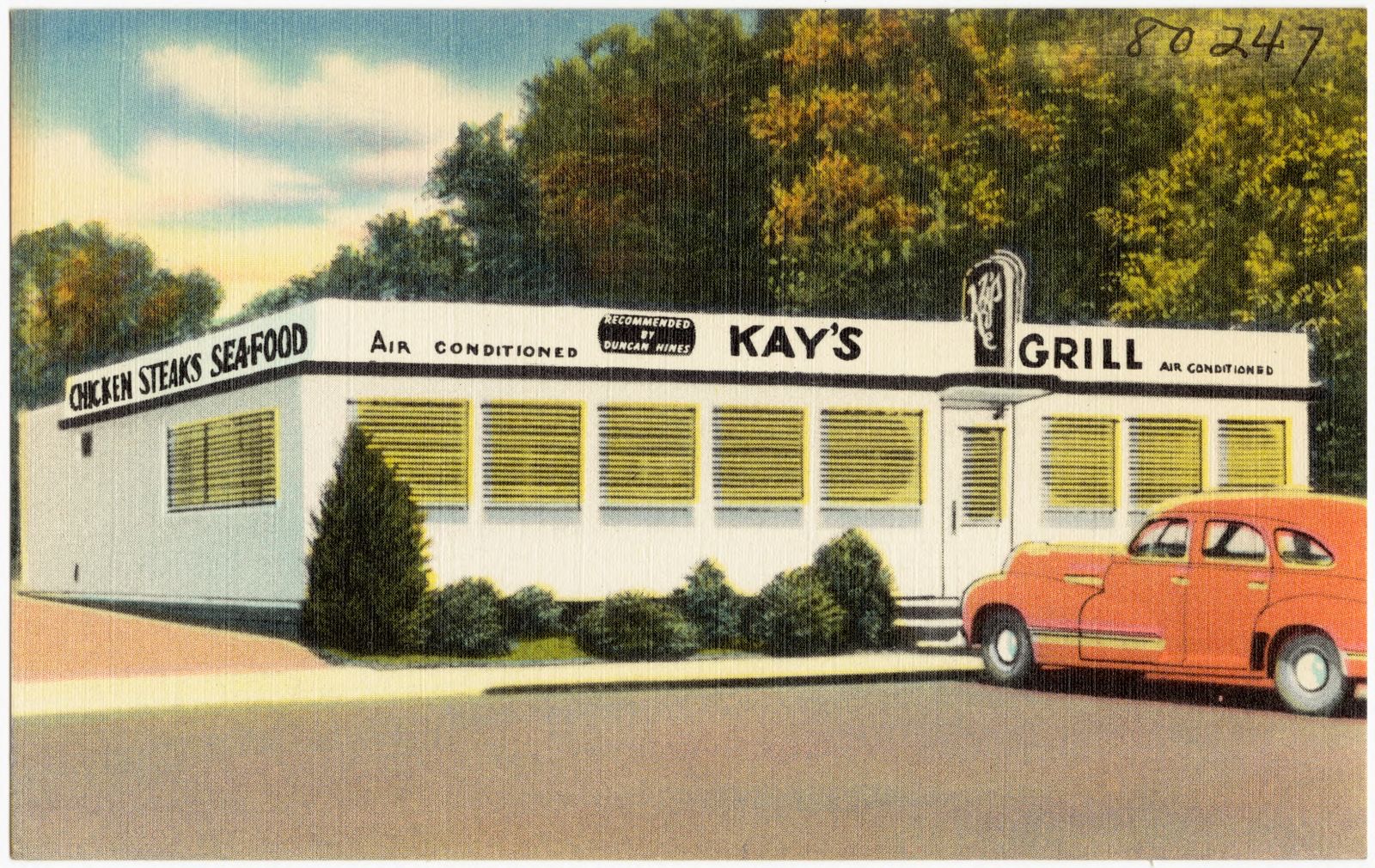 Kay's Grill, Boston Public Library - undated