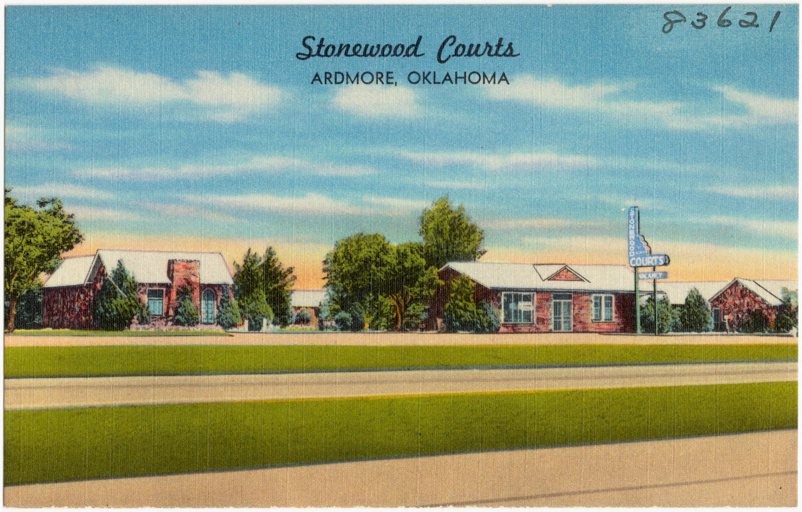 Stonewood Courts, Ardmore, Oklahoma, Boston Public Library - undated
