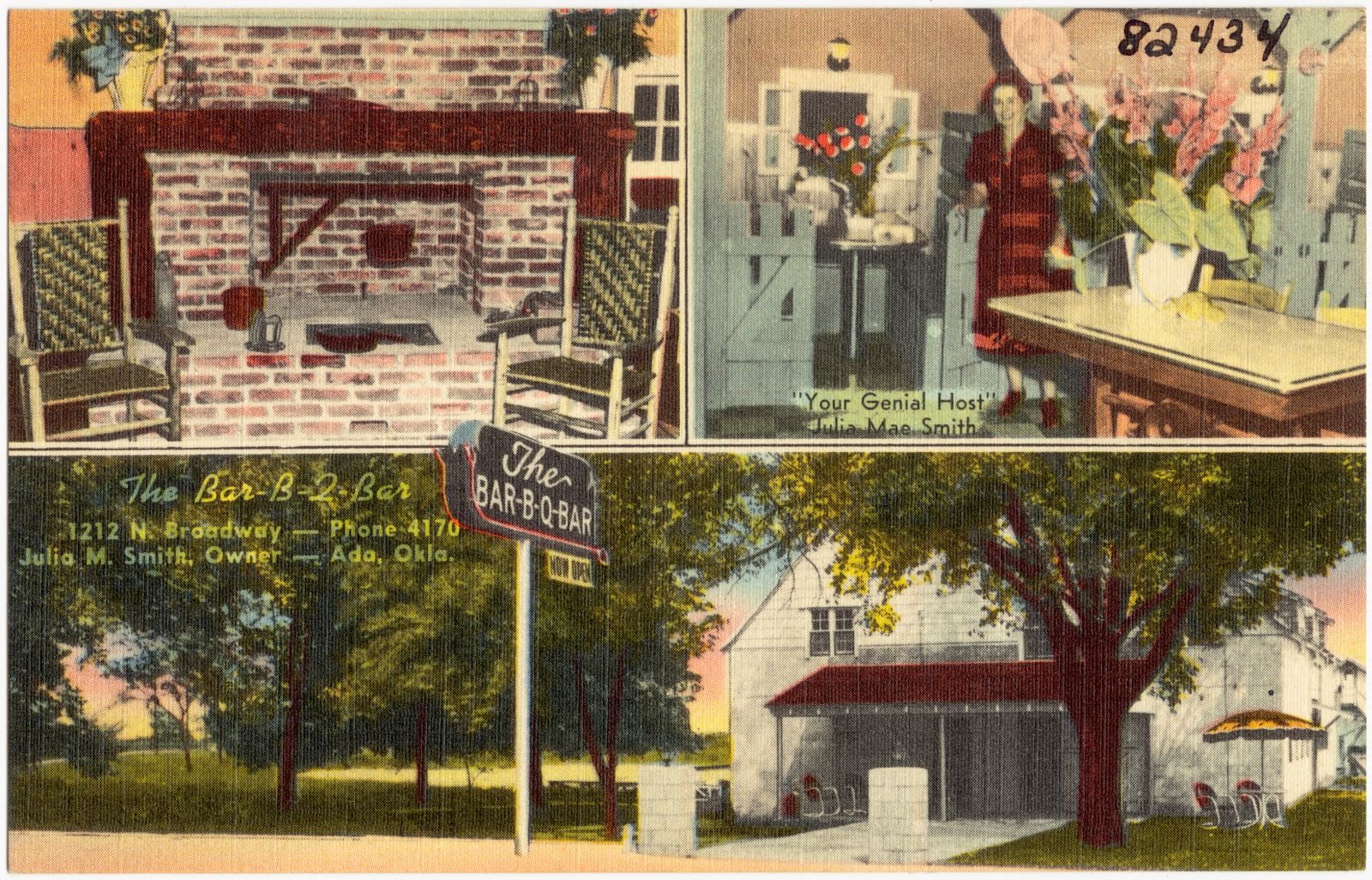 The Bar-B-Q-Bar, Boston Public Library - undated