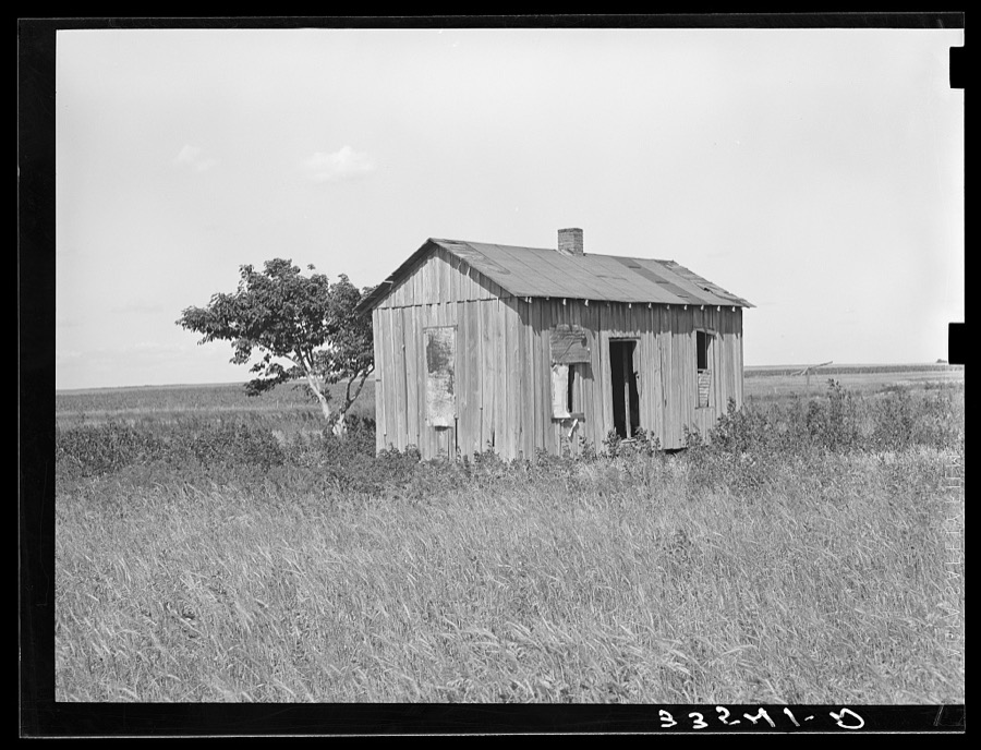 Abandoned farmhouse. Wagoner County, Oklahoma