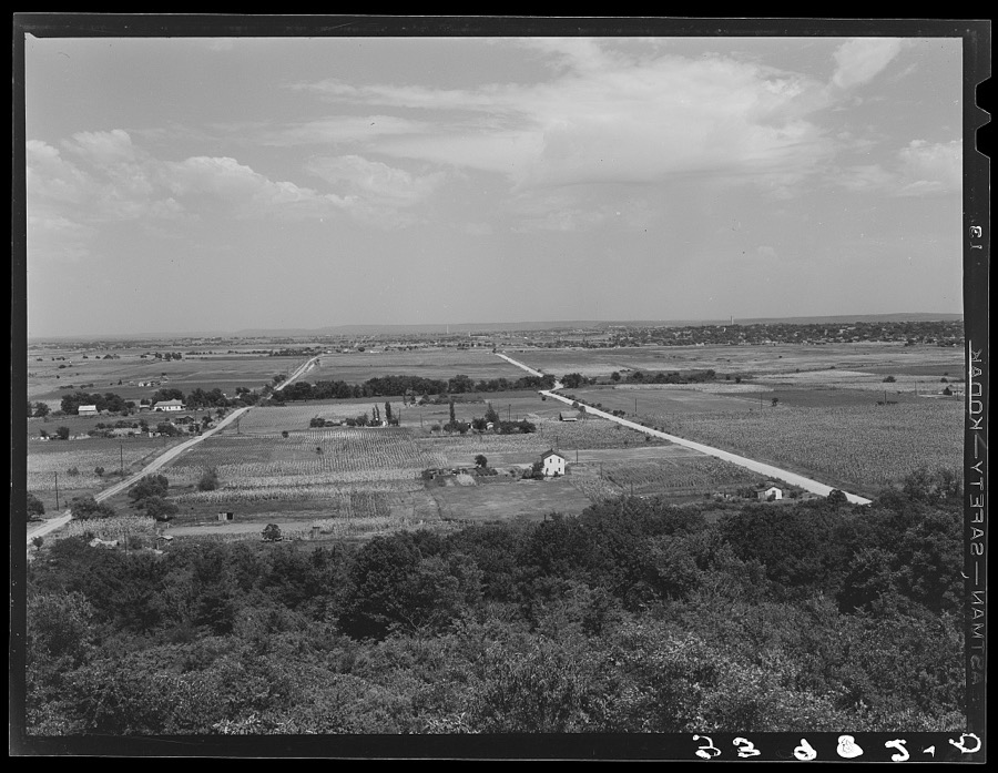 Landscape near Muskogee, Oklahoma