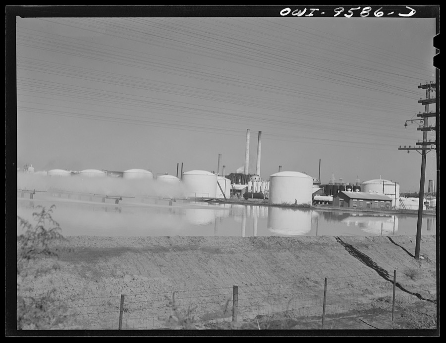Tulsa, Oklahoma. Mid-continent refinery