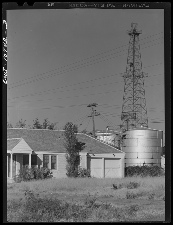 Oklahoma City, Oklahoma. Oil field