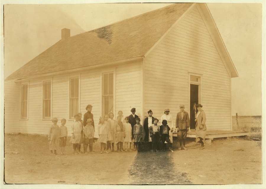 Scott School #41; Miss Smith, Teacher. Opened September 4th--8 months term. 19 present to-day--should be 60. 20 are enrolled and 16 was the average attendance last month. Teacher expects 60 enrolled by January 1st. School does not settle down until January, and then the year is half gone. Absences due to cotton picking. Raise some grains here and a few of the older ones will be absent for work. Families are continually changing. Many tenants.  Location: Comanche County, Oklahoma