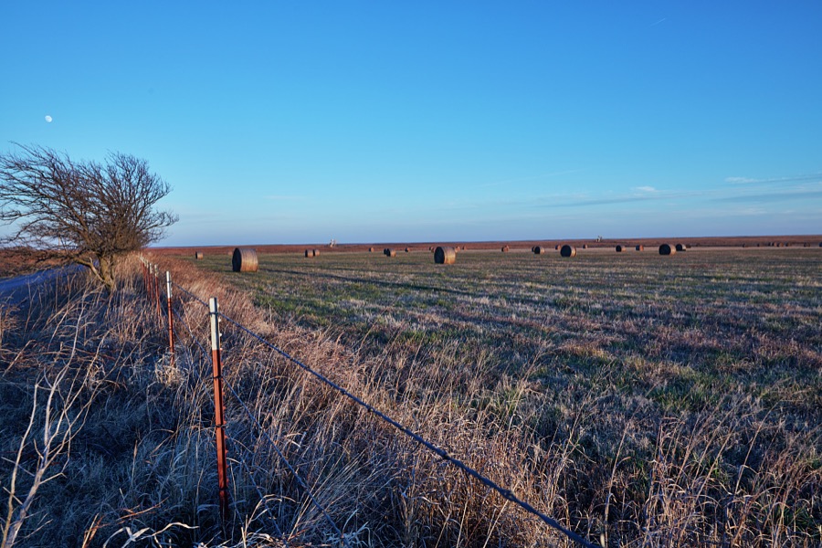 Rolls and furrows in an Osage County, Oklahoma, field