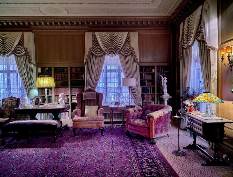 The library of the Frank Phillips home in Bartlesville, Oklahoma