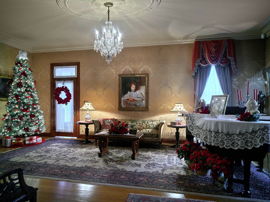 Parlor at the Frank Phillips Home in Bartlesville, Oklahoma