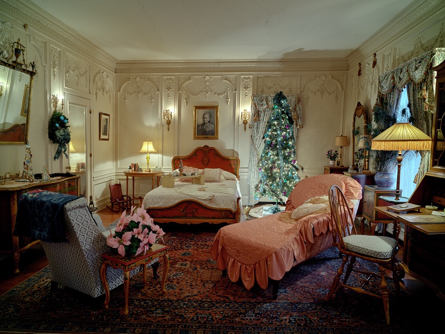 Jane Phillips's bedroom at the Frank Phillips Home in Bartlesville, Oklahoma